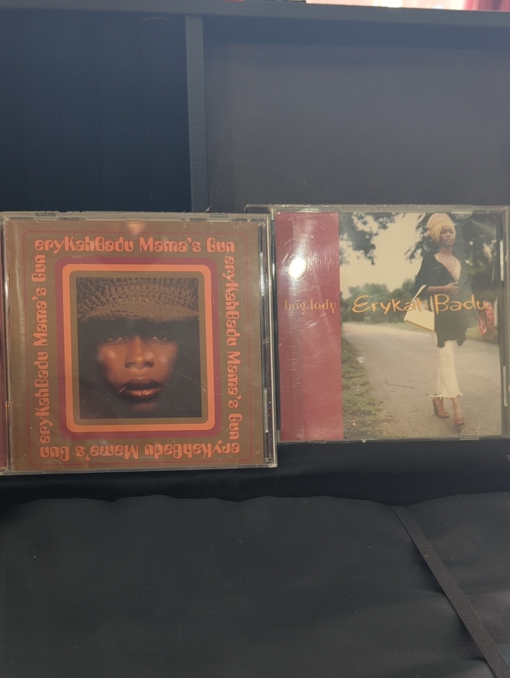 2 CD's Erykah Badu Mama's Gun & Bag Lady Single